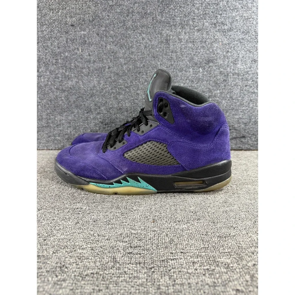 Jordan Air Jordan 5 Retro Alternate Grape Shoes Mens 11 Purple Suede 136027 500
